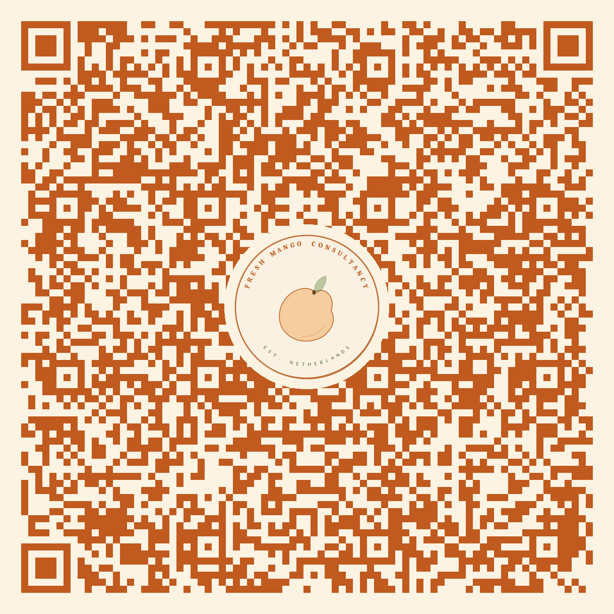 QR code to save contact